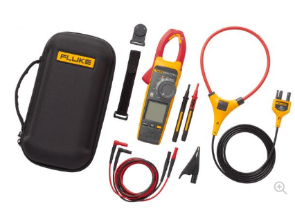 Fluke 378FC harmonic and energy efficiency screening clamp table