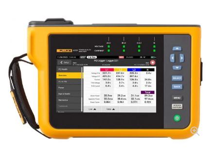 Fluke 1770 series three-phase power quality analyzer