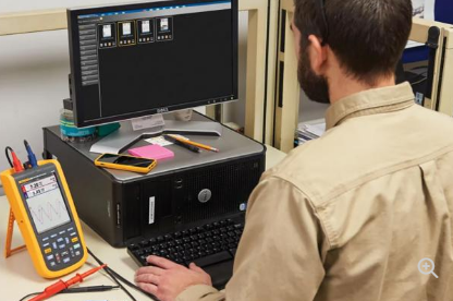 Fluke 120B Series ScopeMeter ®  Industrial handheld oscilloscope