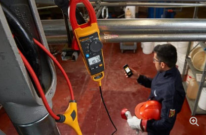 Adopting iFlex ®  Fluke 376 FC True Root Mean Square AC/DC Clamp Meter