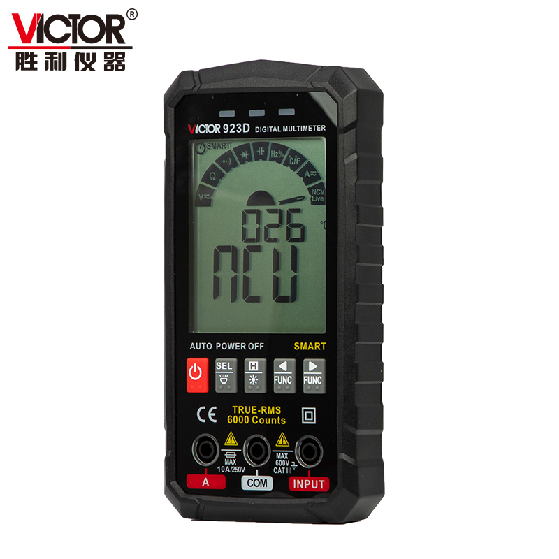 VICTOR 923D/923E Large Screen Lightweight Automatic Recognition Multimeter