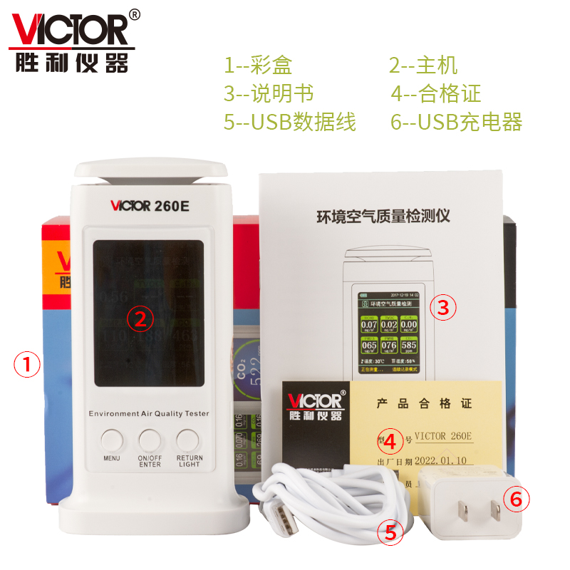 VICTOR 260E ambient air quality detector