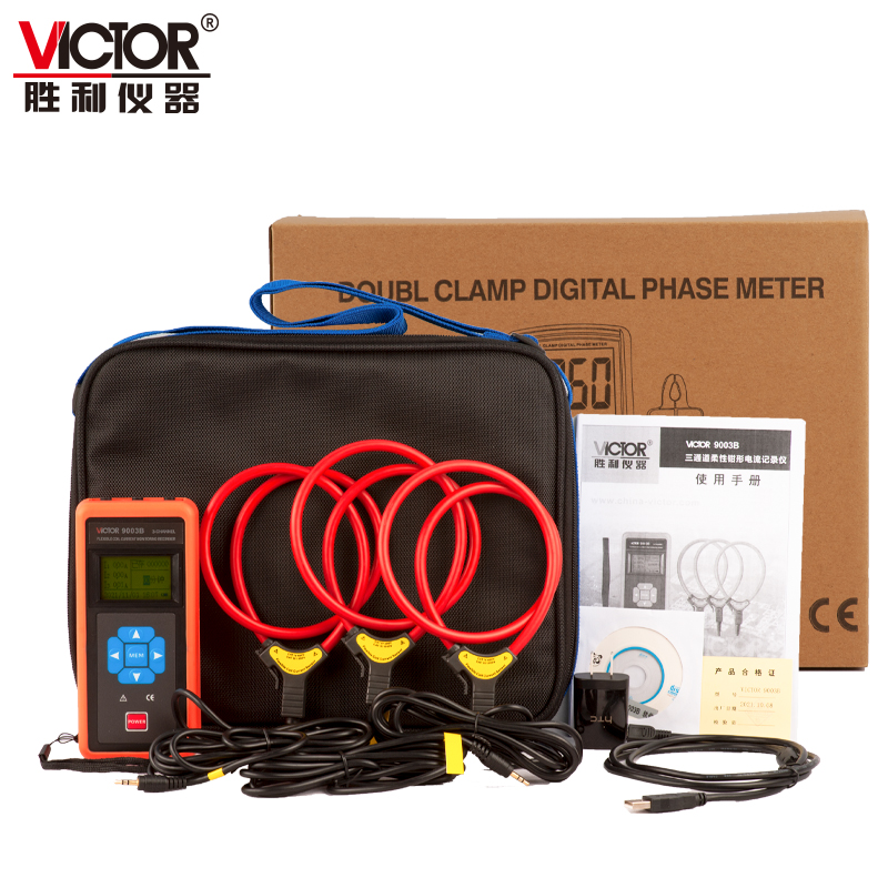 VICTOR 9003B Three Channel Flexible Coil Current Monitoring Recorder