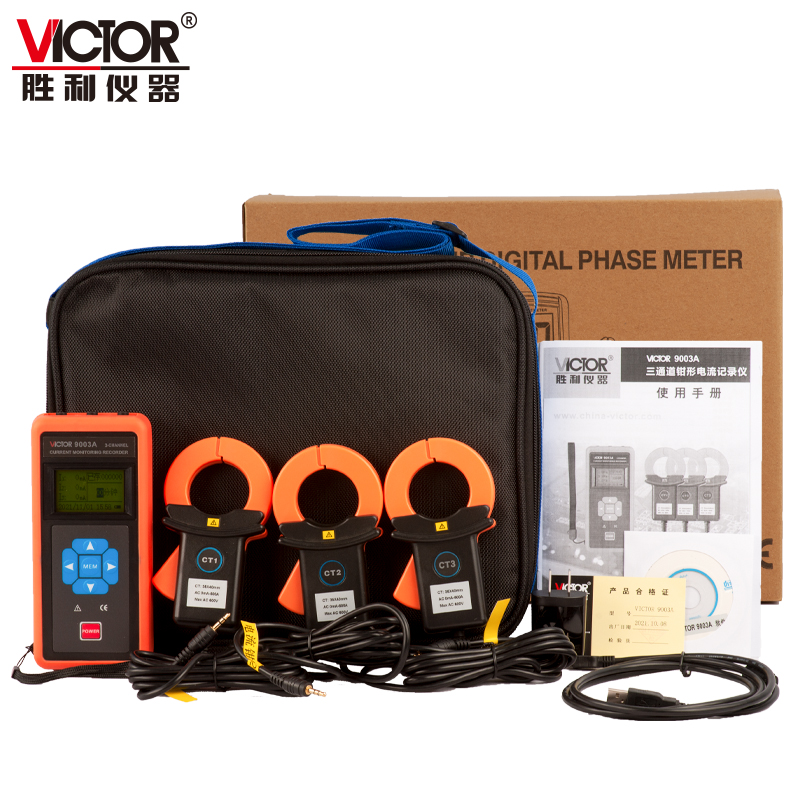 VICTOR 9003A three channel leakage current monitoring recorder