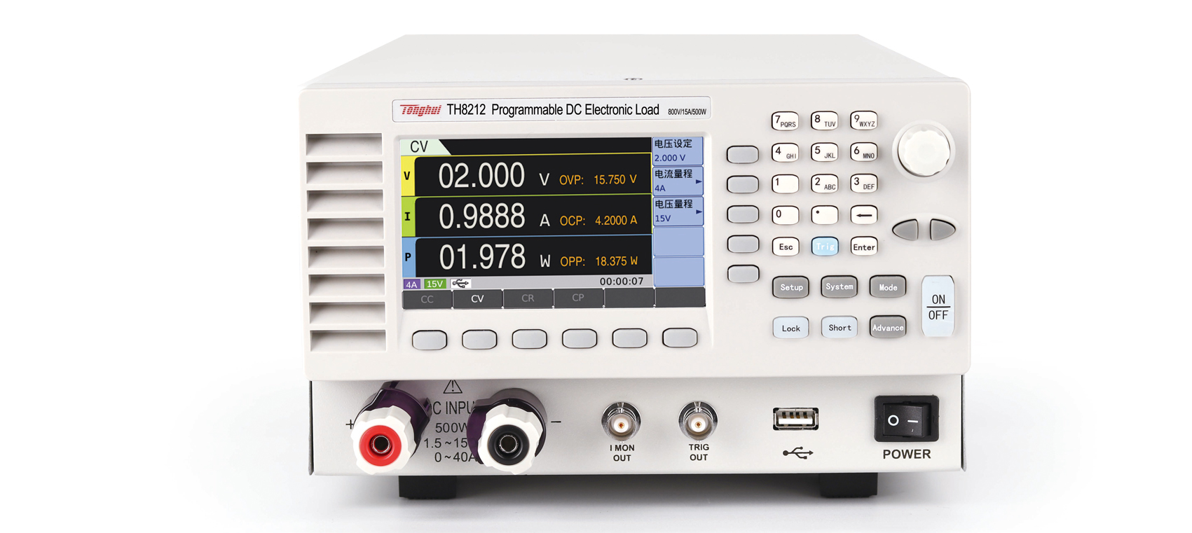 TH8212 Programmable DC electronic load
    