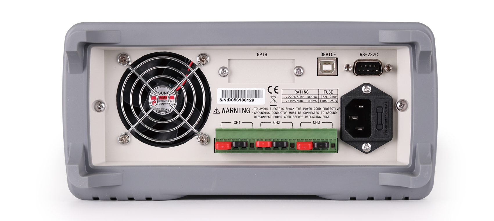 TH6413 three-channel programmable linear DC power supply
    