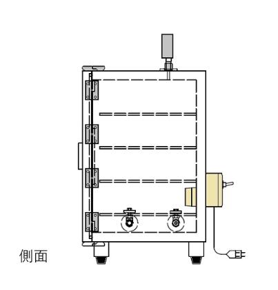 Vacuum moisture-proof box with plug
    